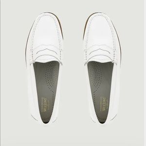 Weejuns White Loafers